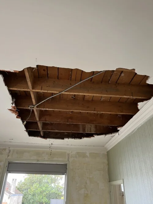 Dépose d’un plafond