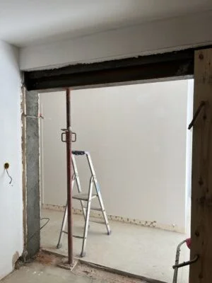 Après — Ouverture de mur porteur avec pose d’IPN, Toulouse
