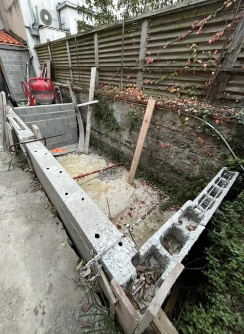 Fondations et mur de soutènement — Ramonville-Saint-Agne